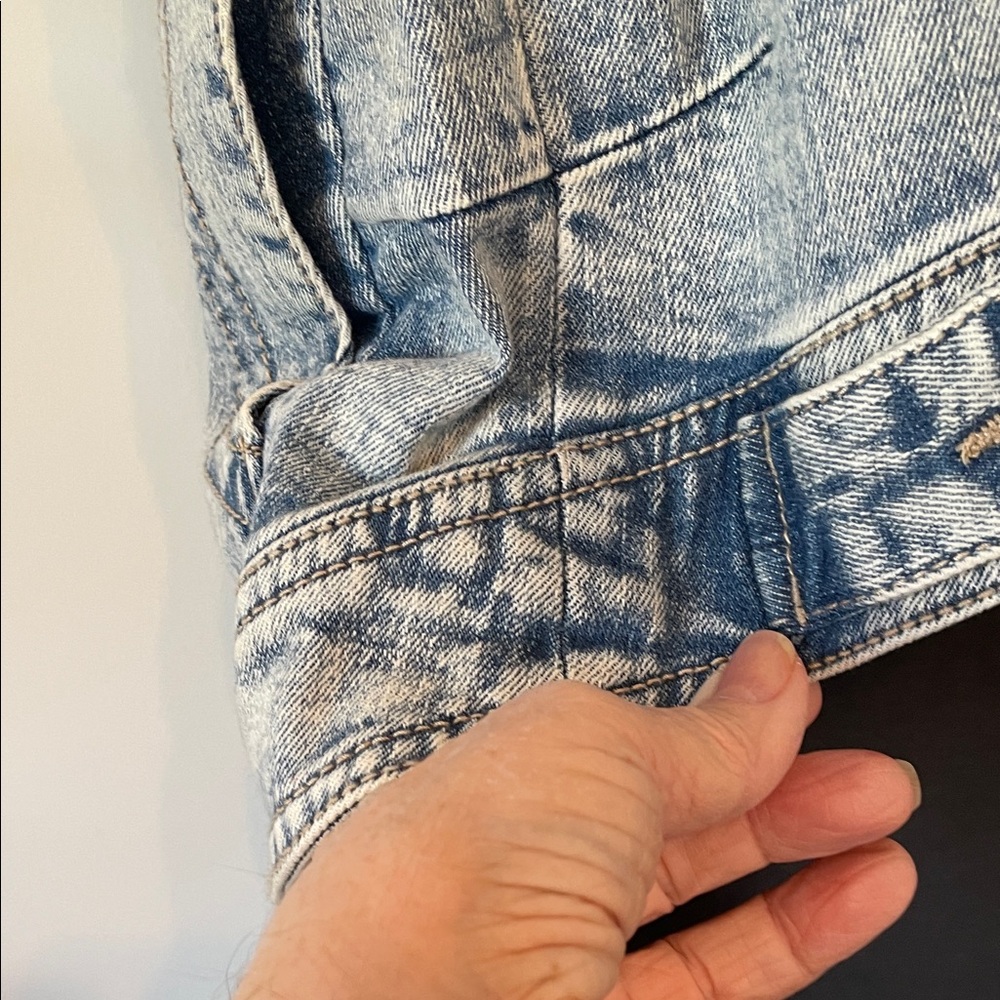 Love, Fire Light Blue Denim Vest - Picture 8 of 9